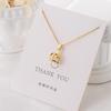 Versatile Luxury Titanium Steel Necklace with a Colorfast Pendant - Simple Niche Design Clavicle Chain for Women.