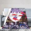 Perfect Blue Satoshi Kon Animated Film Collage Blanket Fleece Printed Anime Ultra-Soft Throw Blanket for Bed Office Bedspreads