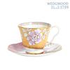 Wedgwood Butterfly Bloom Yellow Coffee Cup & Saucer