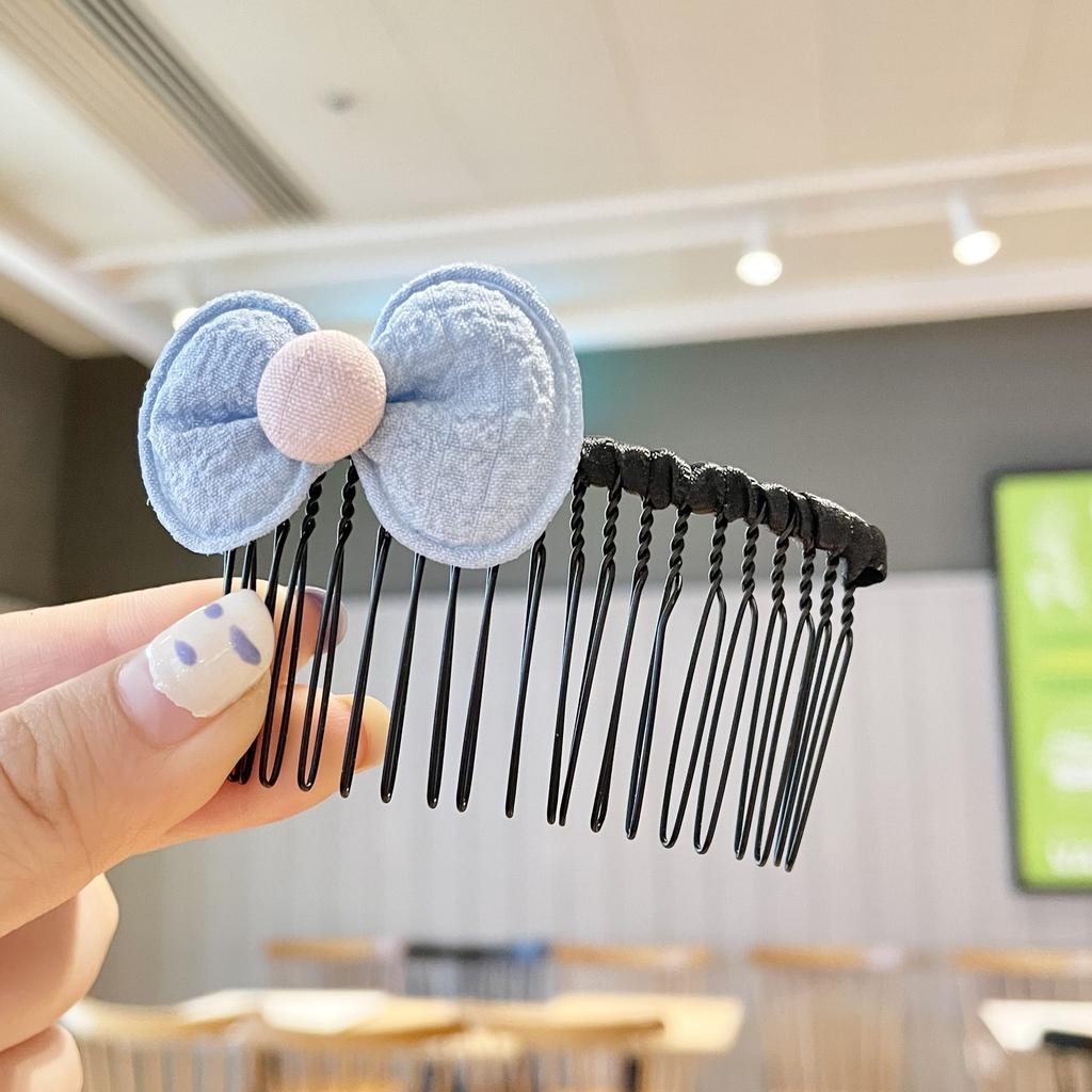 Mode Kinder Haarnadel Kleine Mädchen Pony Gebrochenes Haar Haarnadeln Mädchen Candy Farbe Süße Nette Einsatz Kamm Frauen Haar Zubehör