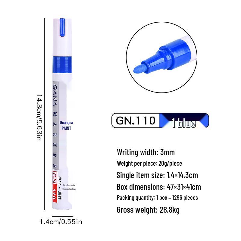 Quick-Dry Oil-Based Industrial Paint Pen - Waterproof Marking Touch-Up Pen