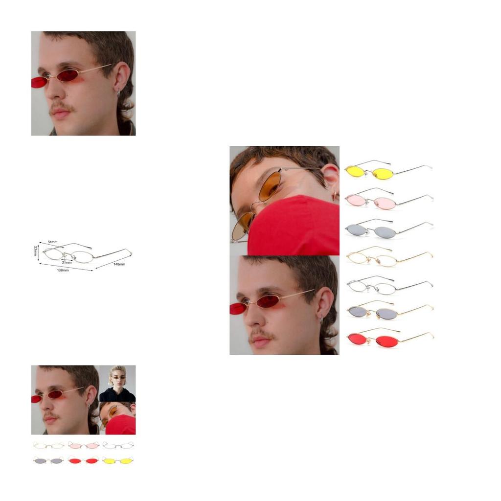 Vintage Small Oval Frame Sunglasses Women's Retro Fashion Shades With Timeless Design