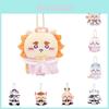 Movie Star Inspired Jiyi Kawa Bear Angel Devil Plush Keychain Customizable Soft Pp Cotton Filling