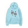 Autumn and Winter Korean Version of Harajuku Fleece Thickened Hooded Pullover Sweater, Male and Female Students Wear Couple Sweater