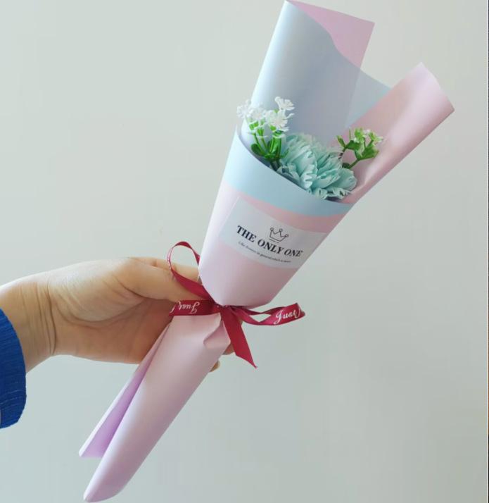 Regalos del Festival de la Empresa de Navidad Claveles Girasoles Flores de Jabón Individuales Regalos para Eventos del Día del Maestro