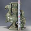 Chinese Antique Song Ru Kiln Porcelain Phoenix Head Ceramic Vase Ornaments Home Room Accessories Items Office Desktop Decoration