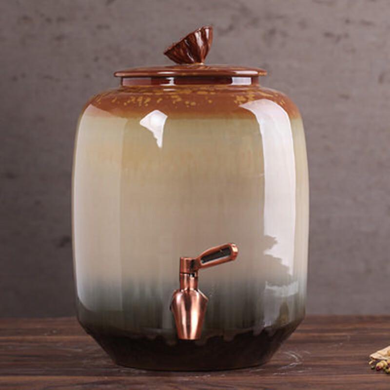 

Anditai Ceramic Wine Jar with Faucet