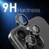 NORTHJO 2 Sets for iPhone 16 Pro/16 Pro Max Tempered Glass Camera Lens Film CD Veins Metal Ring Lens Guard