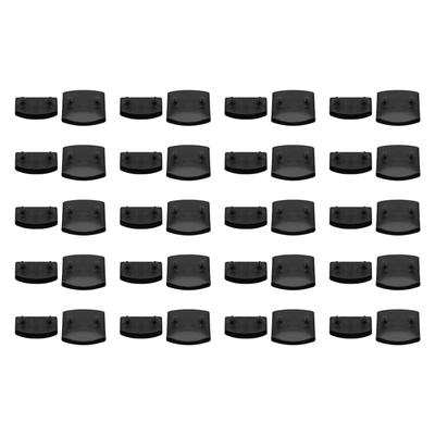 Gut-40 Stück Möbelzubehör Kunststoff Bettlatten Endkappen Halter Zum Halten Sichern Holzlatten Bettboden Skelettrahmen