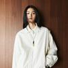 Korean Cha Jingyuan Style Tassel Necklace with Brush Pendant – Elegant, Niche Design, Long Chain for Sweaters