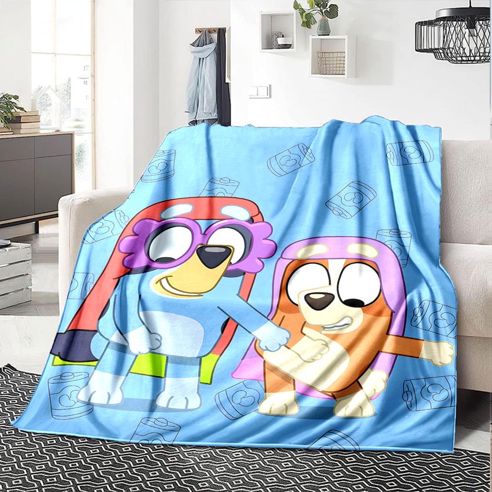 1 Stück B-Blucy Decke, Geschenk, für Männer und Frauen, Weiche Decke, Gut für Schlafsofa Couch Reisen, Leichte Flanelldecke