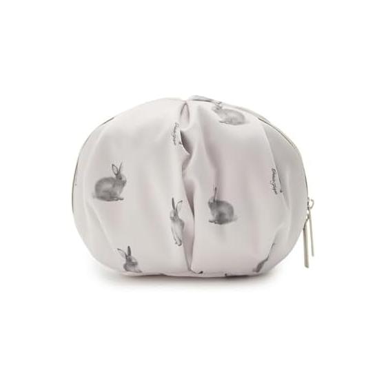 [Halloween] Pouch with bunny pattern gathered gusset