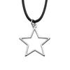 Pěticípá hvězda Slunce Měsíc Pentagram Nebeský přívěsek Starožitný bronzový kov Párový náhrdelník Trendy