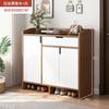 Multi Layer Simple Wooden Shoe Rack Vertical Storage Organizer Cabinet Hallway Shoe Rack Minimalist  Furniture