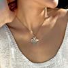 Vintage Exaggerated Metal Big Flower Pendant Necklace for Women Gold Color Geometric Texture Floral Choker Party Jewelry Gifts