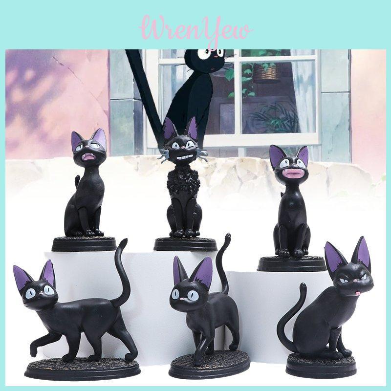 Adorable Black Cat Gigi Plush Figure Collectible Doll Toy For Kids And Adults
