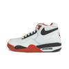 Nike Flight Legacy Slip Resistant Abrasion Resistant Mid top Vintage Basketball Shoes Unisex Red White BQ4212-100(Team352-)