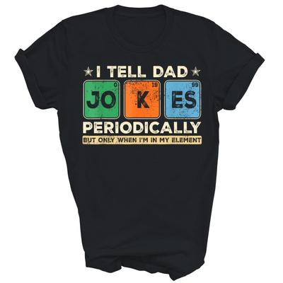 Ich erzähle regelmäßig Papawitze Lustiges Vatertags-Unisex-Shirt Geschenk
