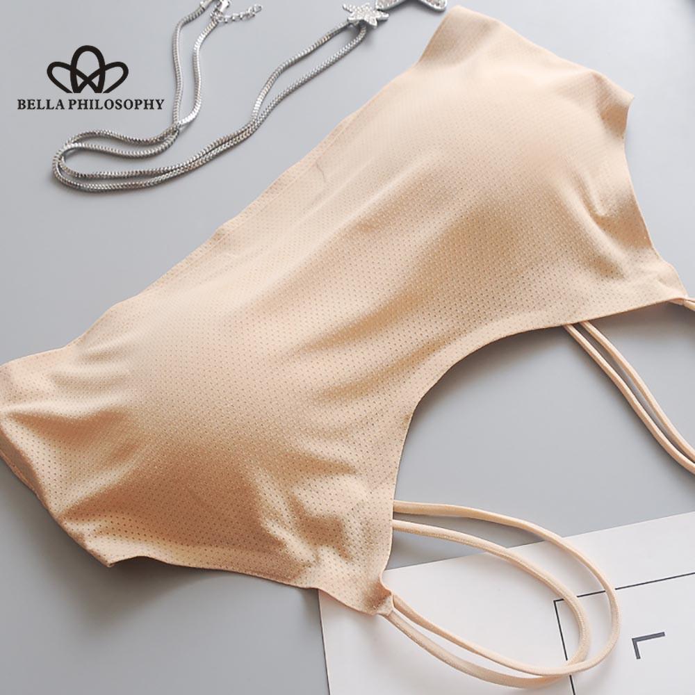 Women Sexy Bra Chest Pad Wearing Sports Underwear