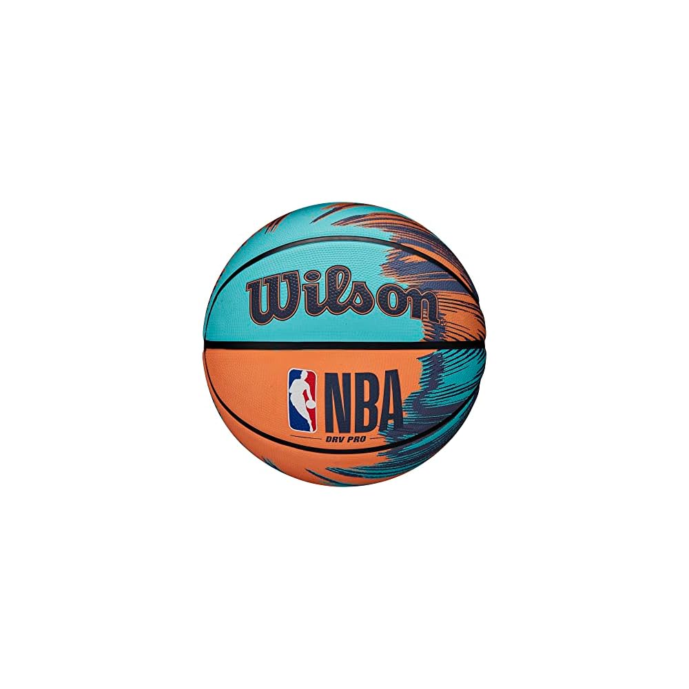 Wilson NBA DRV Pro Streak Outdoor Basketball Size 6 Diameter 23.2cm Blue Orange