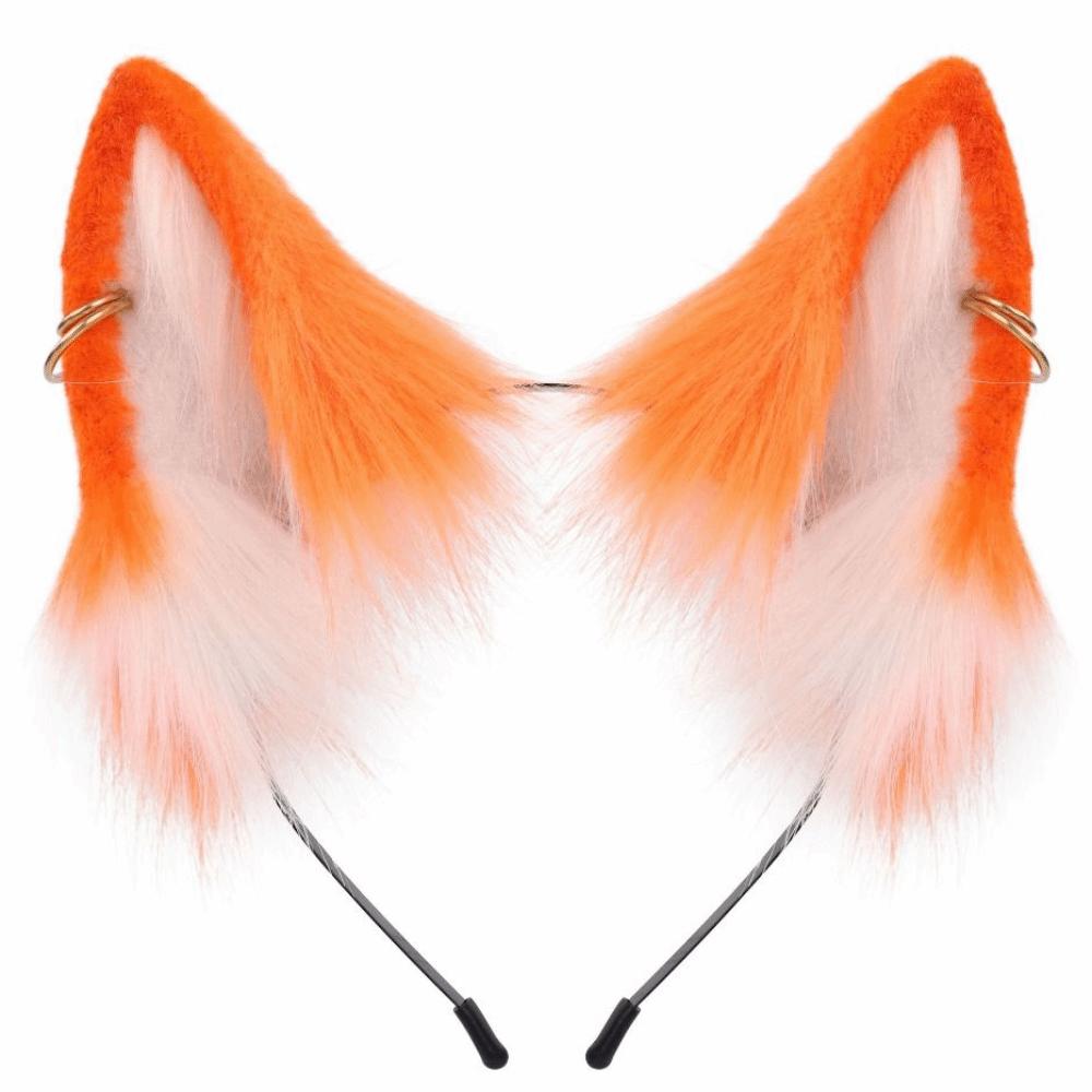 Tier Katzenohren Stirnband Flauschiges Cosplay Stirnband Praktisch Lolita Ohren Kopfschmuck Foto