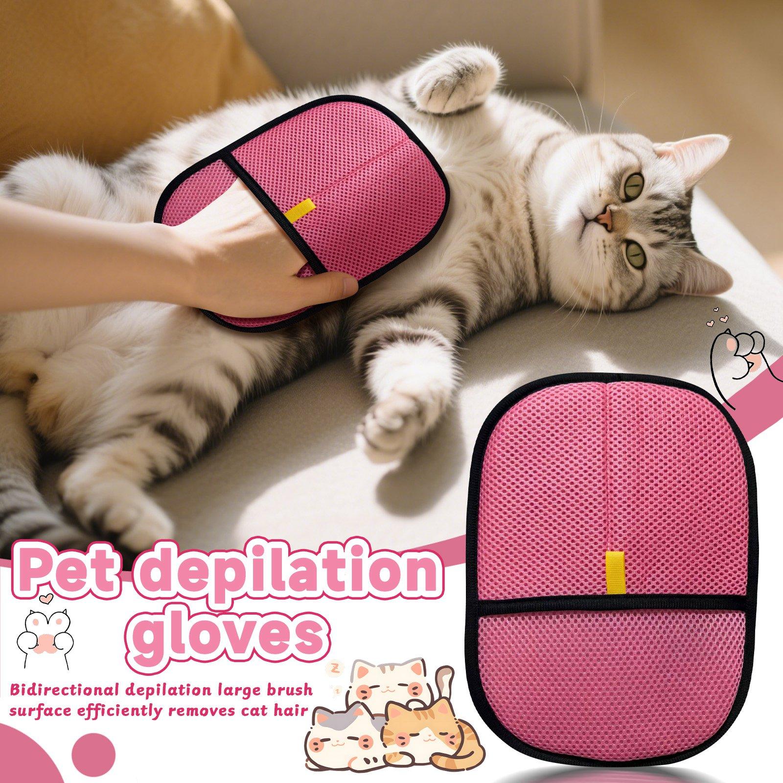 

Double Sided Grooming Glove, Grooming Glove For Pet, Pet Grooming Gloves, Versatile Grooming Gloves, Pet Brush Glove For Dogs And Cats One Size