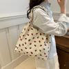 Large Capacity Fashionable Tote Bag For Summer Casual Street Style Available In Black Pink And White