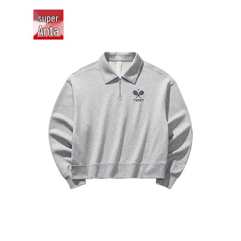 ANTA Women s Retro Tennis Pullover Sweatshirt M