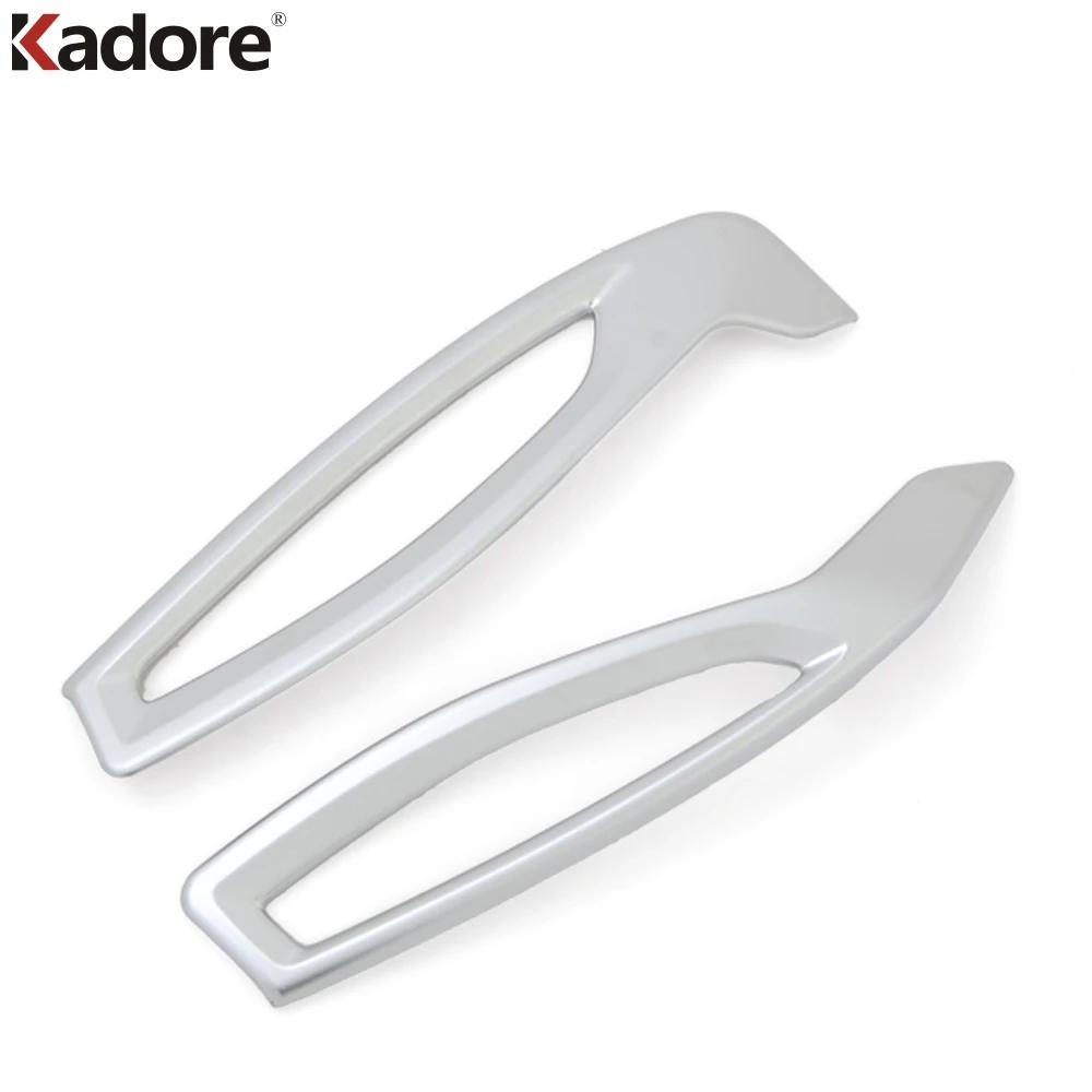 Car Front Side Air Condition Vent Cover Trim For Toyota CHR C-HR 2016 2017 2018  Carbon Fiber Interior Moulding Accessories