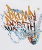 BROWNBREATH Splash Tag Tee - White