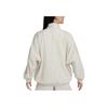 Nike Logo Print Windbreaker Jacket With Stand Collar Women Jacket Beige DX5865-104