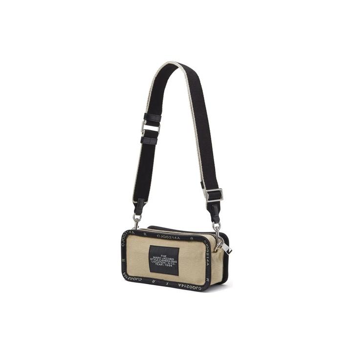 Marc Jacobs Jacquard Series Logo Personalized Designer Polyester Shoulder Bag Women bags Khaki M0017028-263