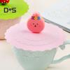 6Pcs Silicone Cup Lid Set Cute Animal Drink Covers Reusable Airtight Mug Cover for Hot/Cold Beverages Dustproof Leak-Proof Cup Sleeves