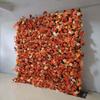 Uflower 5D Artificial Flower Wall Roll-Up Fall Theme Floral Wedding Curtain Backdrop Fabric for Garden Decoration Events