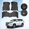 GIMUYA Wodoodporne Dywaniki Podłogowe 3D do Toyota Land Cruiser Prado Seria 150 dla Twojego Wykonane z TPE i dla i Siedzeń Drugiego Rzędu (5-miejscowy), GDJ15#
