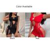 Women Fishnet Dress Dress Fishnet Hollow Out See Through