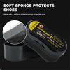 Universal Nubuck Loafers: Double-Sided Lazy Shoe Brush with Black Sponge & Colorless Shoe Polish Wax