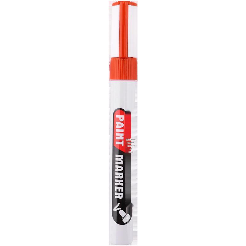 BaoKe MP560 Waterproof Fade-Resistant White Gold Paint Pen for Car Tire Touch-ups