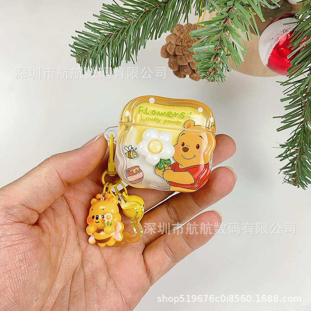 Winnie the Pooh AirPods Pro1 Protective Case AirPods 1 Apple Earphone Cover 1 Generation 1 Generation Pro1