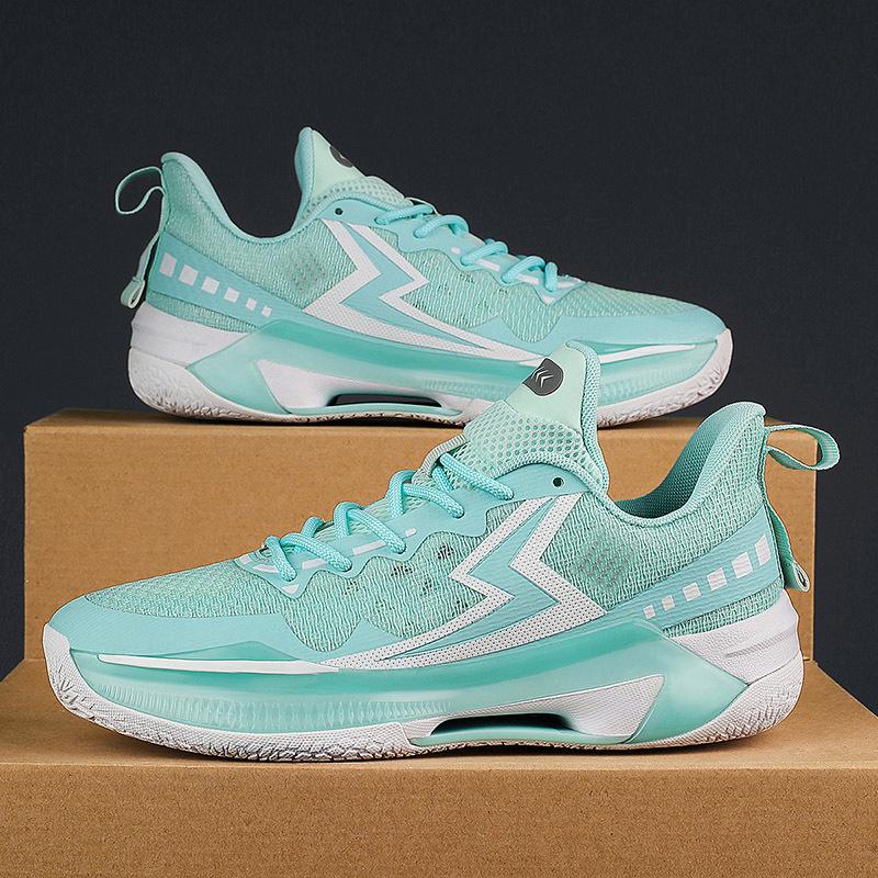 Low-top Basketball Shoes Men's and Women's Mesh Breathable, Non-slip, Wear-resistant and Shock-absorbing Actual Combat, Lightweight Soft