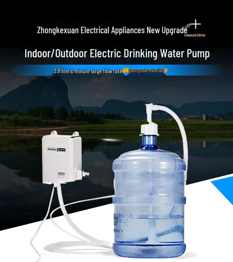 Automated Electric Beverage and Water Pump with Ice Maker