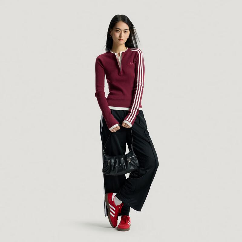 adidas Originals Women's 3S Deluxe Crew Knit Sweater