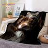 Cute Dog Samoye, Chihuahua, Husky, Koki Cartoon Soft Flannel Blanket for Beds Bedroom Sofa Picnic,Throw Blanket Outdoor Leisure