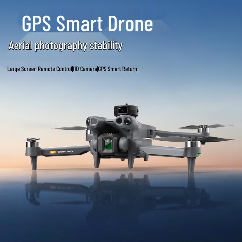 Cross AE51 Drone with HD Screen, Brushless Motors, Obstacle Avoidance, ESC, and Four-Axis Remote Control for Aerial Photography.