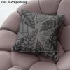 Boho Fern Leaf Print Square Throw Pillow Cases Pattern Cushion Cover Suitable For Sofa Bedroom Car Pillow Cover