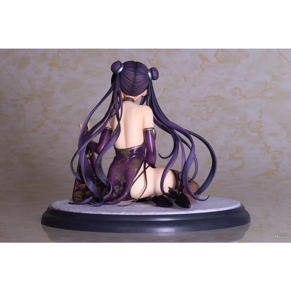 13CM Anime Comic Aun Winter Moon Jasmine Figure Sexy Cheongsam Animation Model Toys Gifts Collection Decoration Ornaments PVC