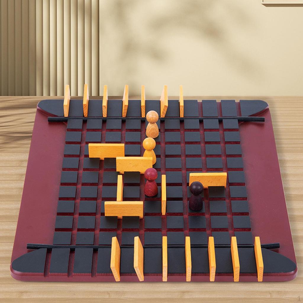 Board Game Interactive Montessori Wooden Brain Teaser for Travel Family