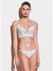 French Lace Push-Up Bra Set with Lily Embroidery & Mesh