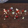 Red Little Star Hair Clips Accessories Girls Formal Dress Bridal Wedding Headwear Side Clip