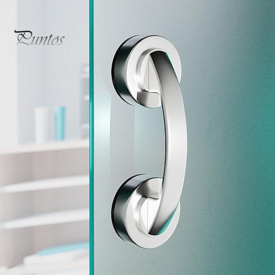 Glassdørhåndtak 10 kg belastningskapasitet Sikkert grep Enkel installasjon Universal sugekopp Skyvedørshåndtak til baderom